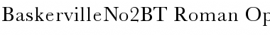 Baskerville No.2 Regular Font