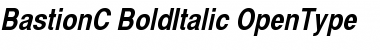 BastionC Bold Italic