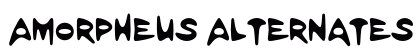 Amorpheus Alternates Font Amorpheus Alternates Font Preview