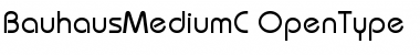 BauhausMediumC Regular Font