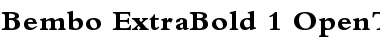 Bembo Extra Bold Font