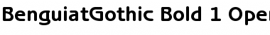 ITC Benguiat Gothic Bold Font