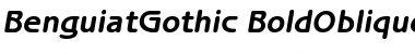 ITC Benguiat Gothic Bold Oblique Font