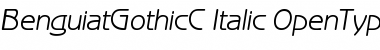 BenguiatGothicC Italic Font