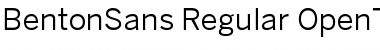 BentonSans Regular Regular Font