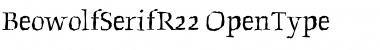 Beowolf SerifR22 Font