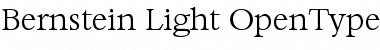 Bernstein-Light Regular Font