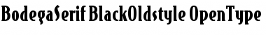 BodegaSerif BlackOldstyle Font