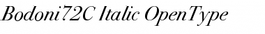 Bodoni72C Italic Font