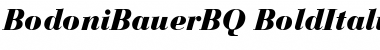 Bodoni Bauer BQ Regular Font