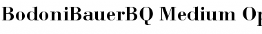 Bodoni Bauer BQ Font