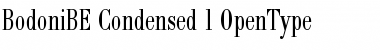 Bodoni BE Condensed Font