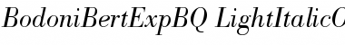 Bodoni Berthold Expert BQ Regular Font