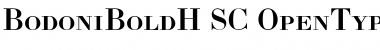 Bodoni BoldH-SC Font
