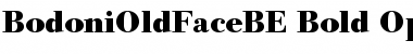 Bodoni Old Face BE Bold Font