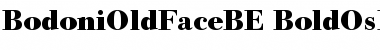 Bodoni Old Face BE Bold Oldstyle Figures Font
