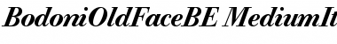 Bodoni Old Face BE Medium Italic OsF Font