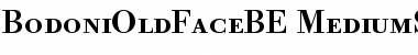 Bodoni Old Face BE Medium SC Font
