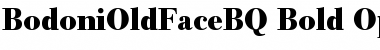 Bodoni Old Face BQ Regular Font