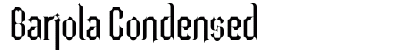 Barjola Condensed Font Barjola Condensed Font Preview