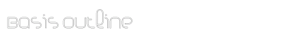Basis Outline Font Basis Outline Font Preview