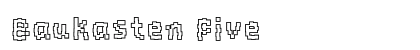 Baukasten Five Font Baukasten Five Font Preview