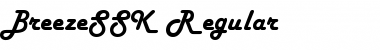 BreezeSSK Regular Font