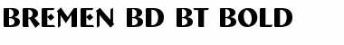 Bremen Bd BT Bold Font