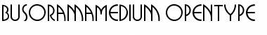 Busorama Medium Font