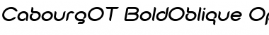Cabourg OT BoldOblique Font
