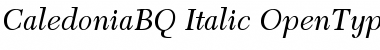Caledonia BQ Regular Font