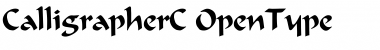 CalligrapherC Regular Font