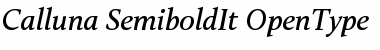 Calluna SmBd Italic