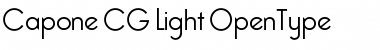 Download Capone CG Light Font
