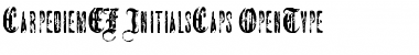 CarpediemEF InitialsCaps Font
