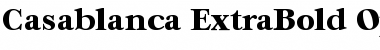 Download Casablanca-ExtraBold Font