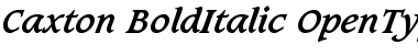 Caxton Bold Italic