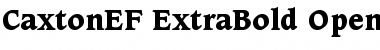 CaxtonEF ExtraBold Font