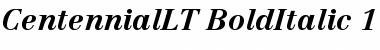 Linotype Centennial LT 76 Bold Italic