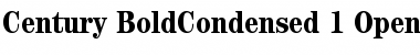 ITC Century Bold Condensed Font