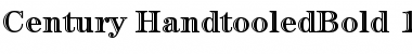 ITC Century Handtooled Bold Font