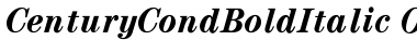 Century CondBoldItalic Font