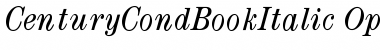 Century CondBookItalic Font