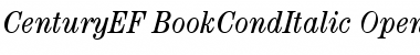 Download CenturyEF-BookCondItalic Font
