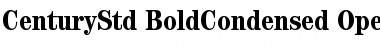 ITC Century Std Bold Condensed Font