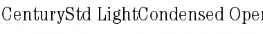 ITC Century Std Light Condensed Font