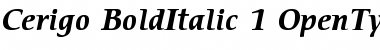 ITC Cerigo Bold Italic