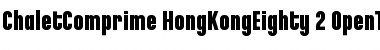 ChaletComprime HongKongEighty