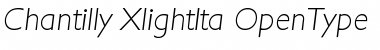 Chantilly-XlightIta Regular Font