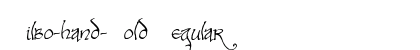 Bilbo-hand-Bold Regular Font Bilbo-hand-Bold Regular Font Preview